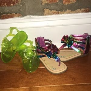 Lot of two pairs of sandals